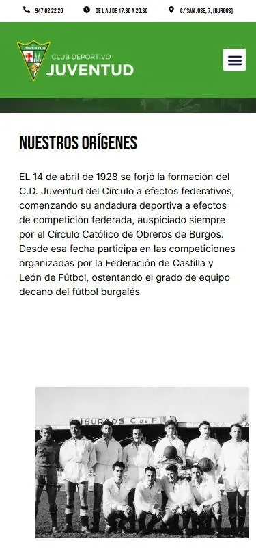 Historia del CD Juventud desde 1928